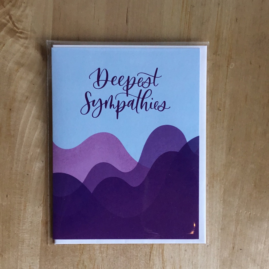 "Deepest Sympathies"