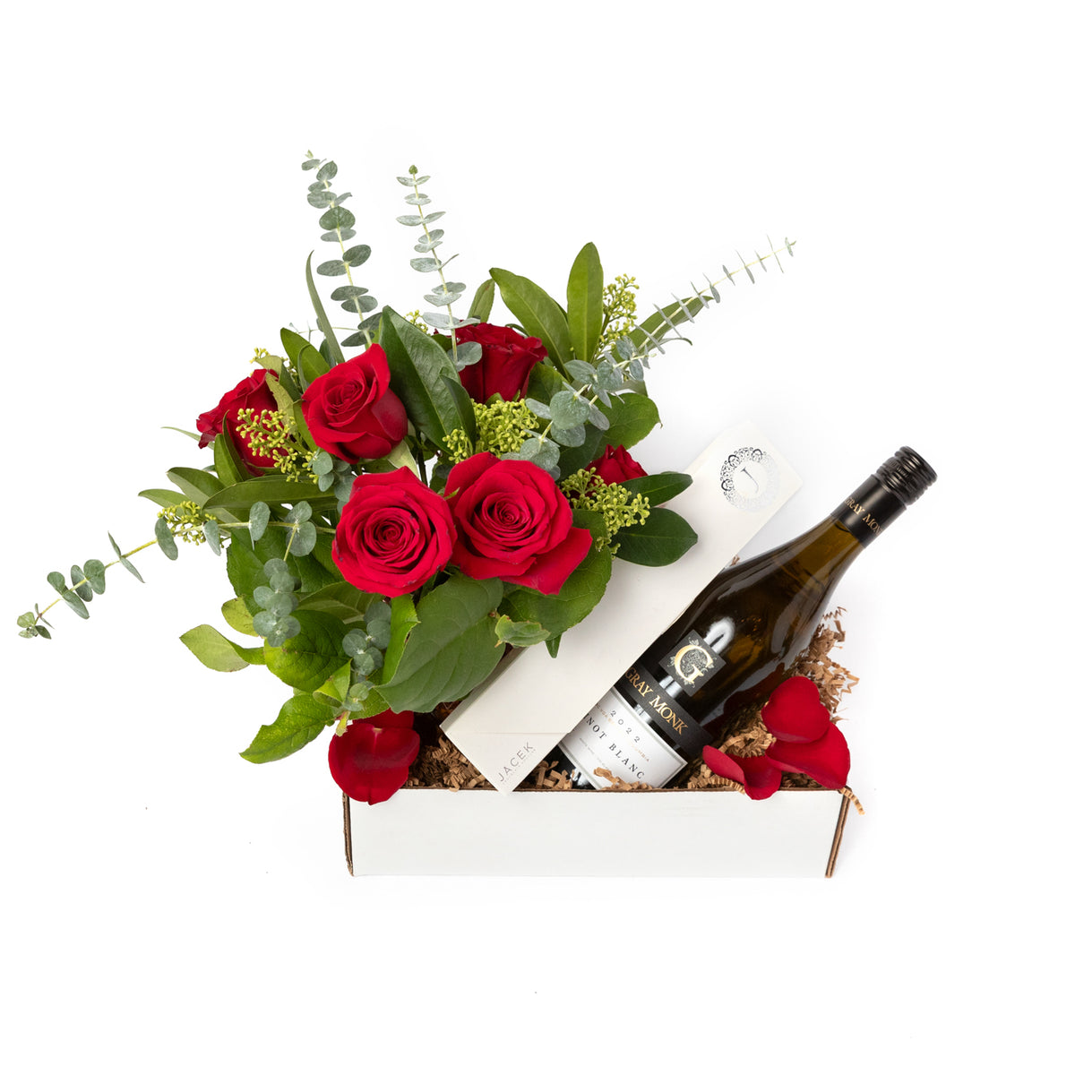 Classic Red Rose Package (with Alcohol, 18+)