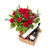Deluxe Red Rose Package (with Alcohol, 18+)