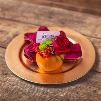 Pumpkin Place Cards