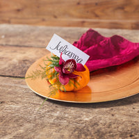 Pumpkin Place Cards
