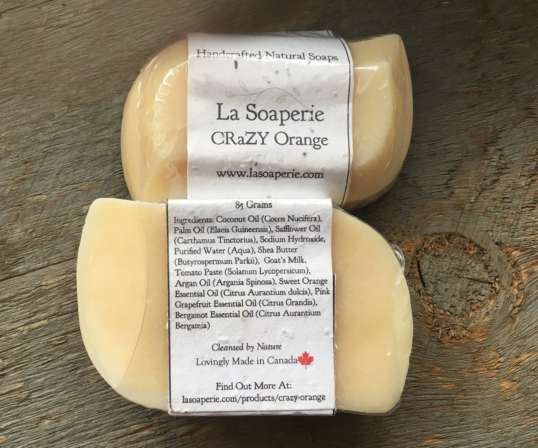 Crazy Orange All Natural Soap - La Soaperie