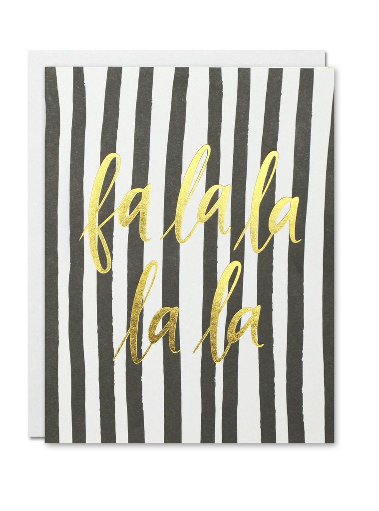 "Fa la la la la" Card
