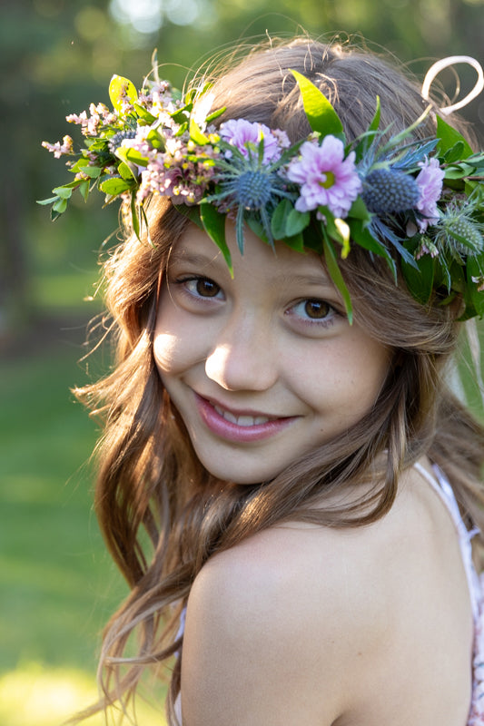 Folk Fest Kids Mixed Floral Crown