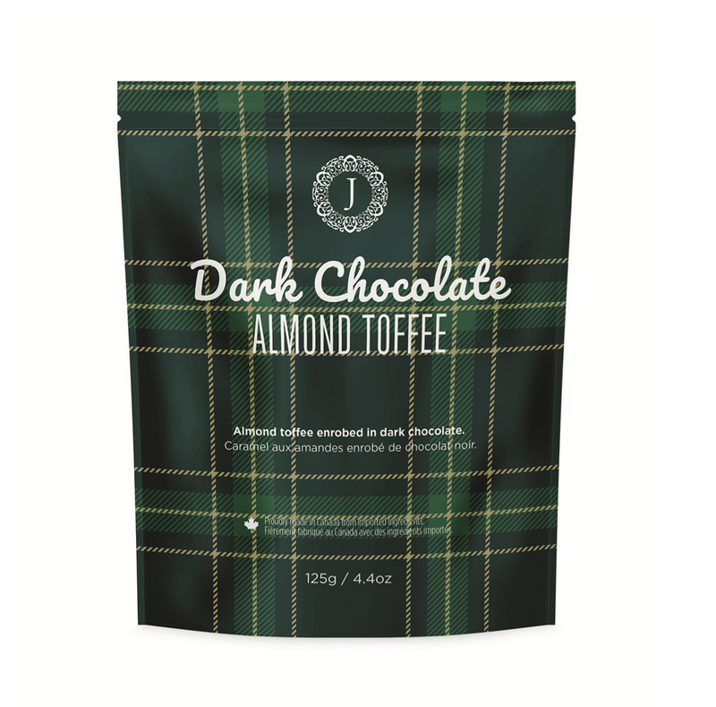 Dark Chocolate Almond Toffee - Jacek Chocolate