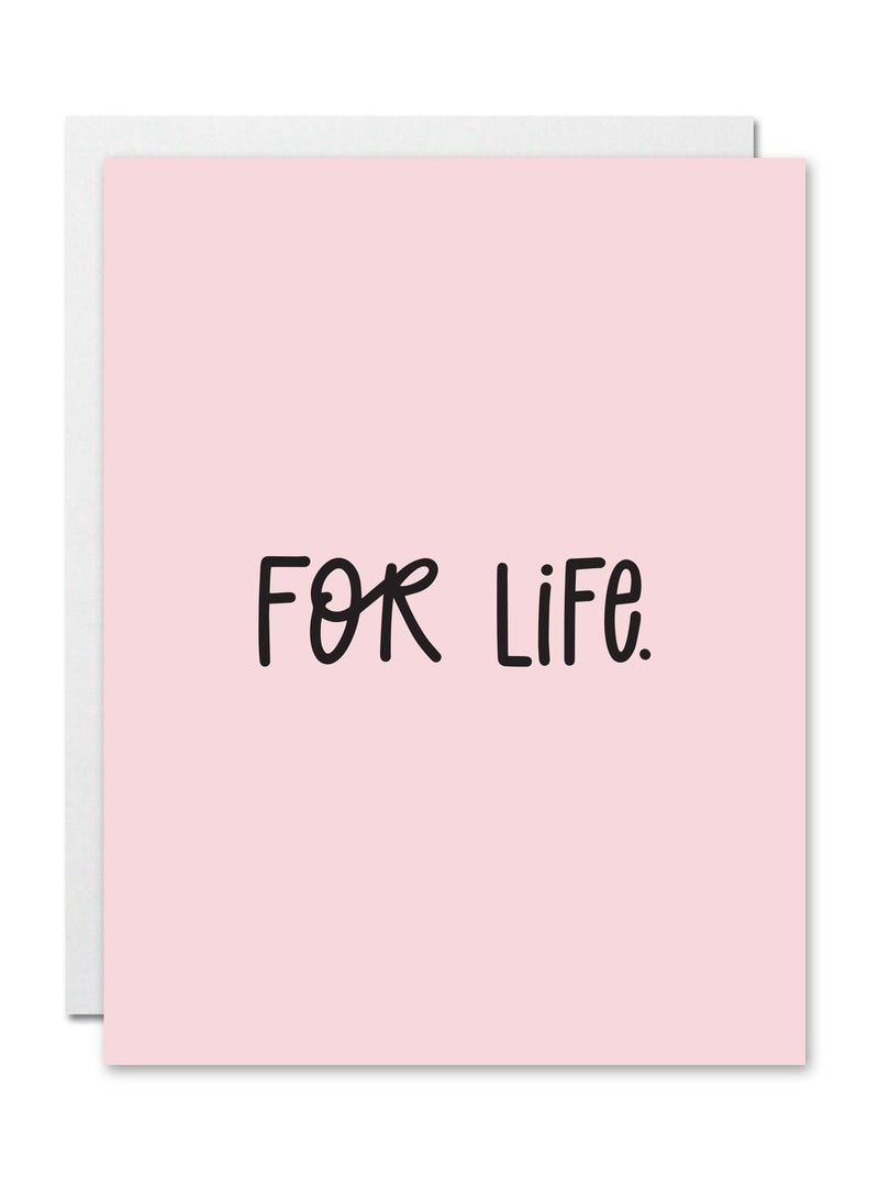 "For Life" Card