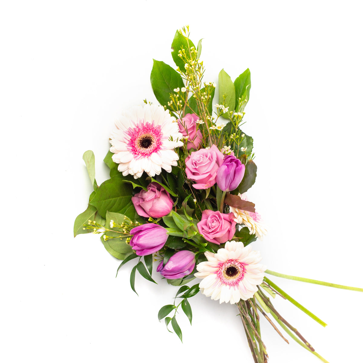 Bundle of seasonal fresh cut flowers, designed by Tickled Floral in Sherwood Park, delivery to Edmonton, Beaumont, St.Albert