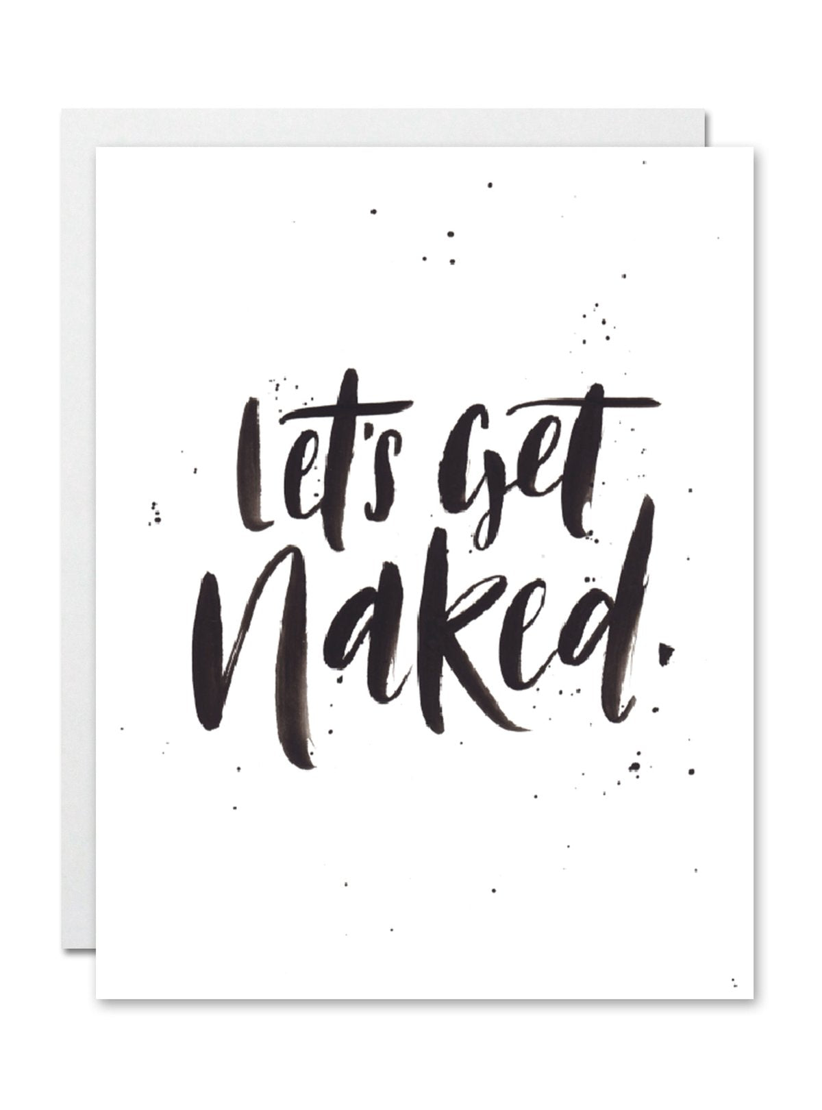 "Let's Get Naked" Card