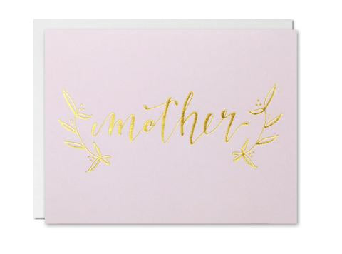 Justine Ma Designs Card that reads Mother