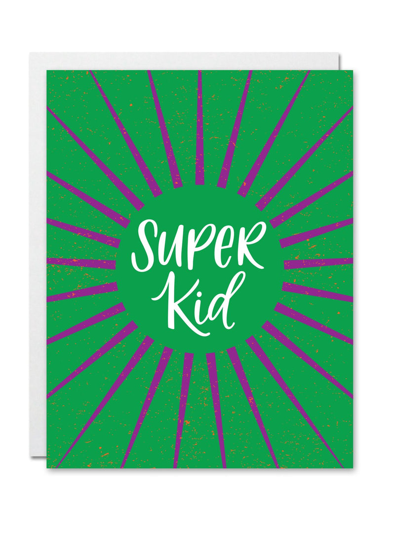 "Super Kid" Card