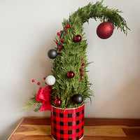 Buffalo Plaid Pot Whoville Tree